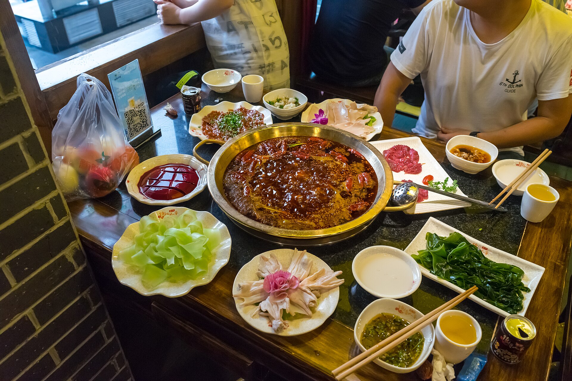 훠궈 테이블